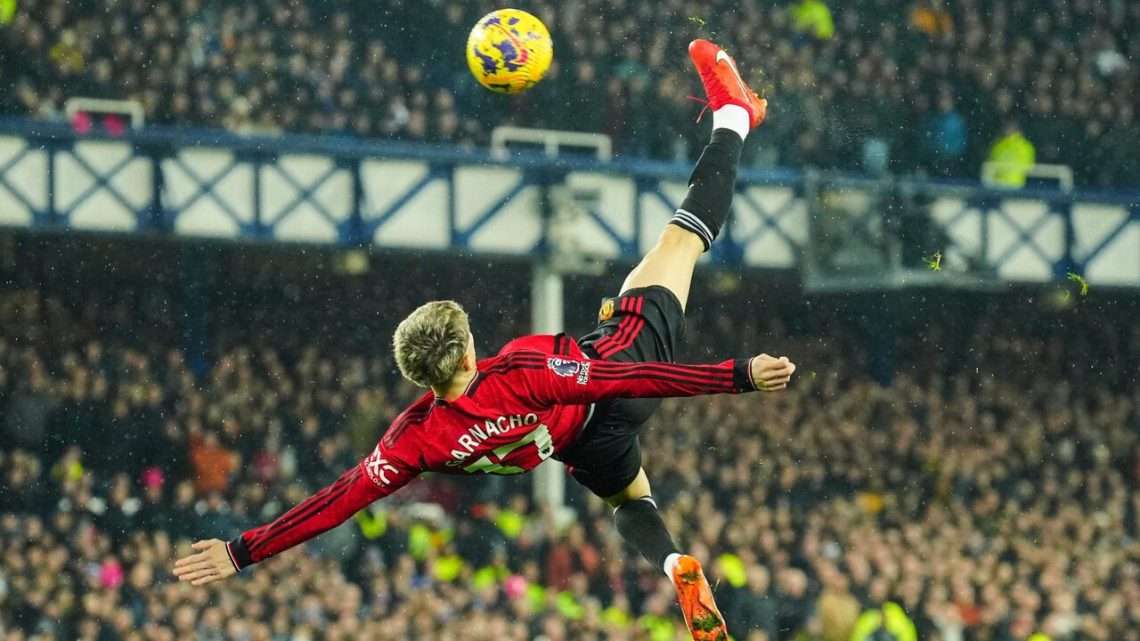 Alejandro Garnacho's Spectacular Bicycle Kick Steals The Show As United 