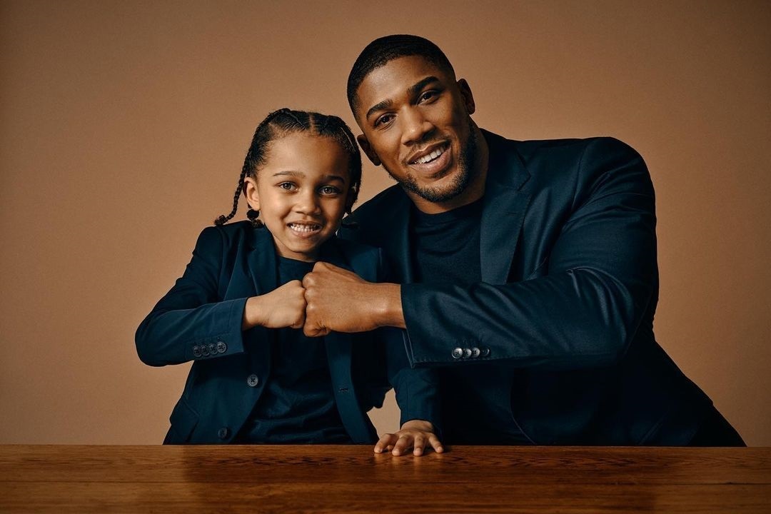 Anthony Joshua vows to protect his son from the spotlight