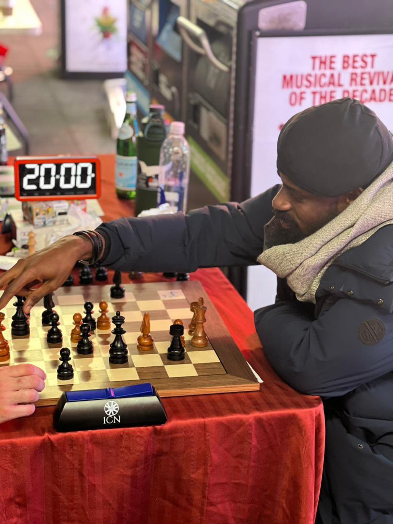 Tunde Onakoya of Nigeria broke the 20-hour mark in the chess marathon