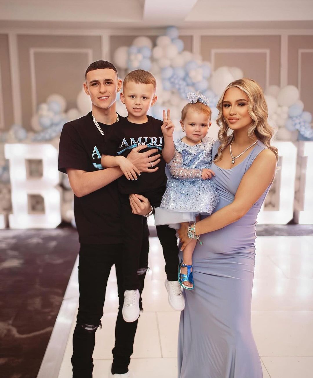 Phil Foden and partner Rebecca Cooke are said to be expecting their third child
