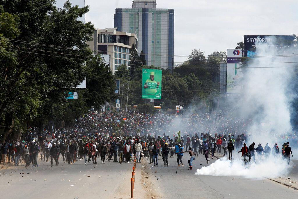 Kenya erupted in protests against a controversial finance bill