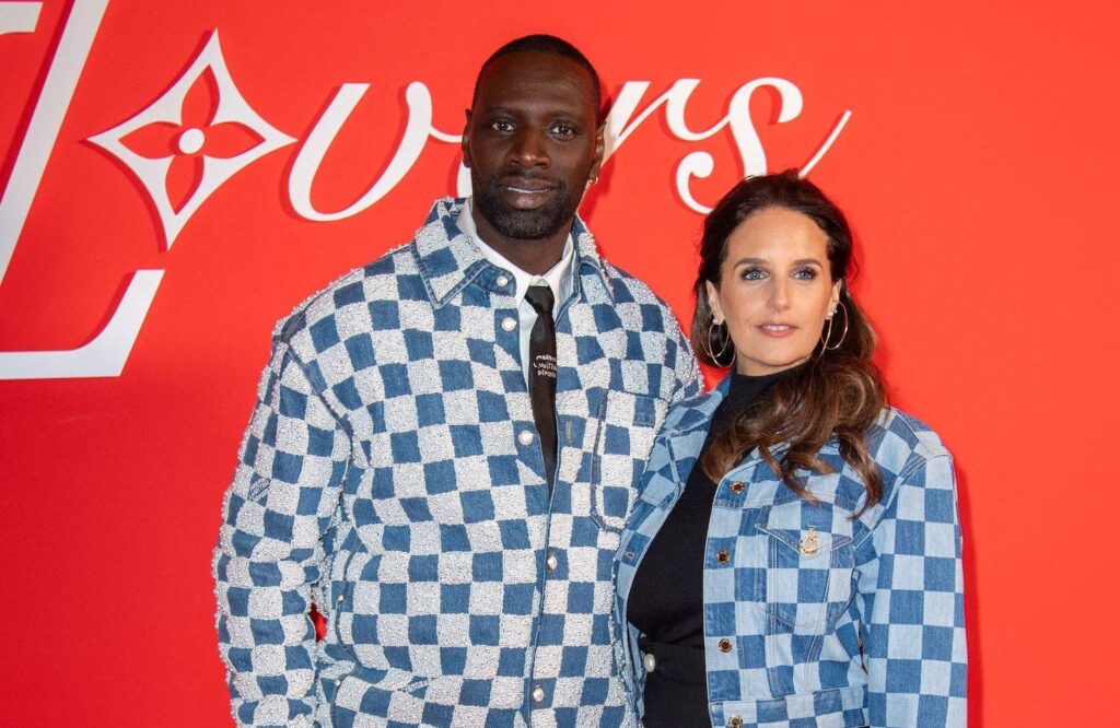 Omar Sy and wife